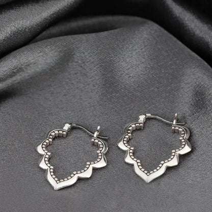 Madamlili drop aura ornament-oorbellen - 925 sterling