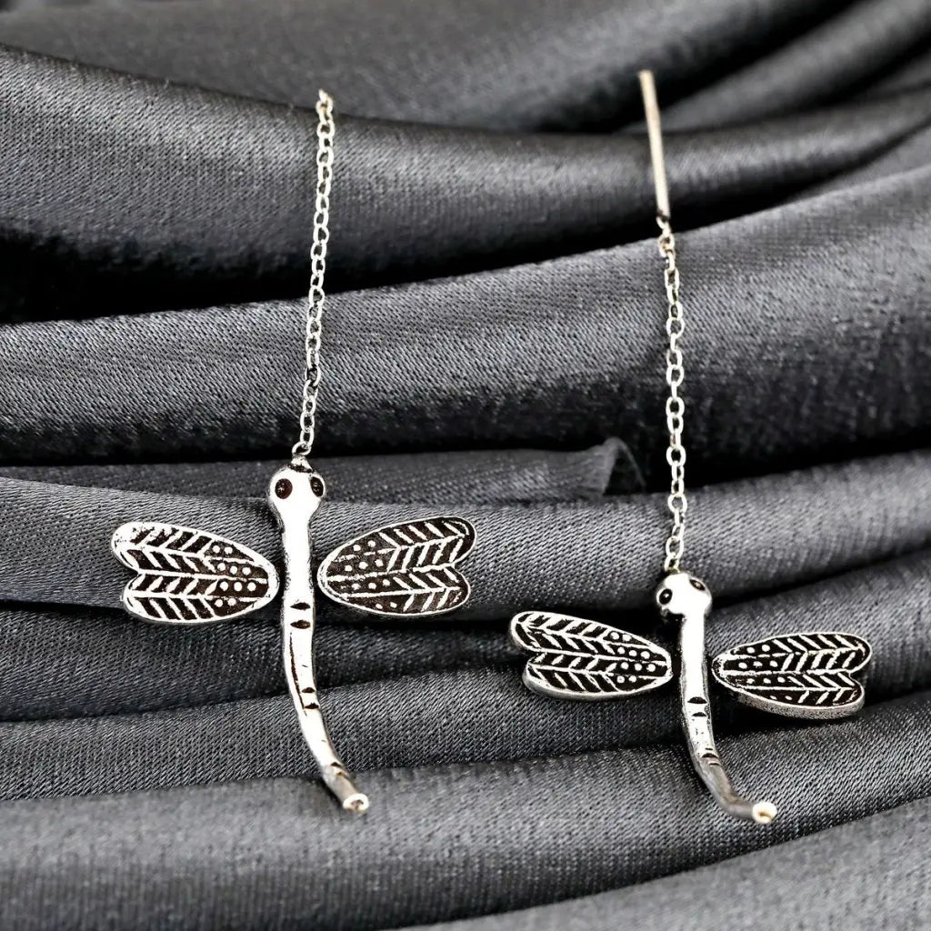 Madamlili elegante libelle oorbellen gemaakt van 925