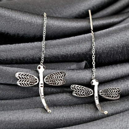 Madamlili elegante libelle oorbellen gemaakt van 925