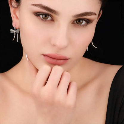 Madamlili elegante libelle oorbellen gemaakt van 925