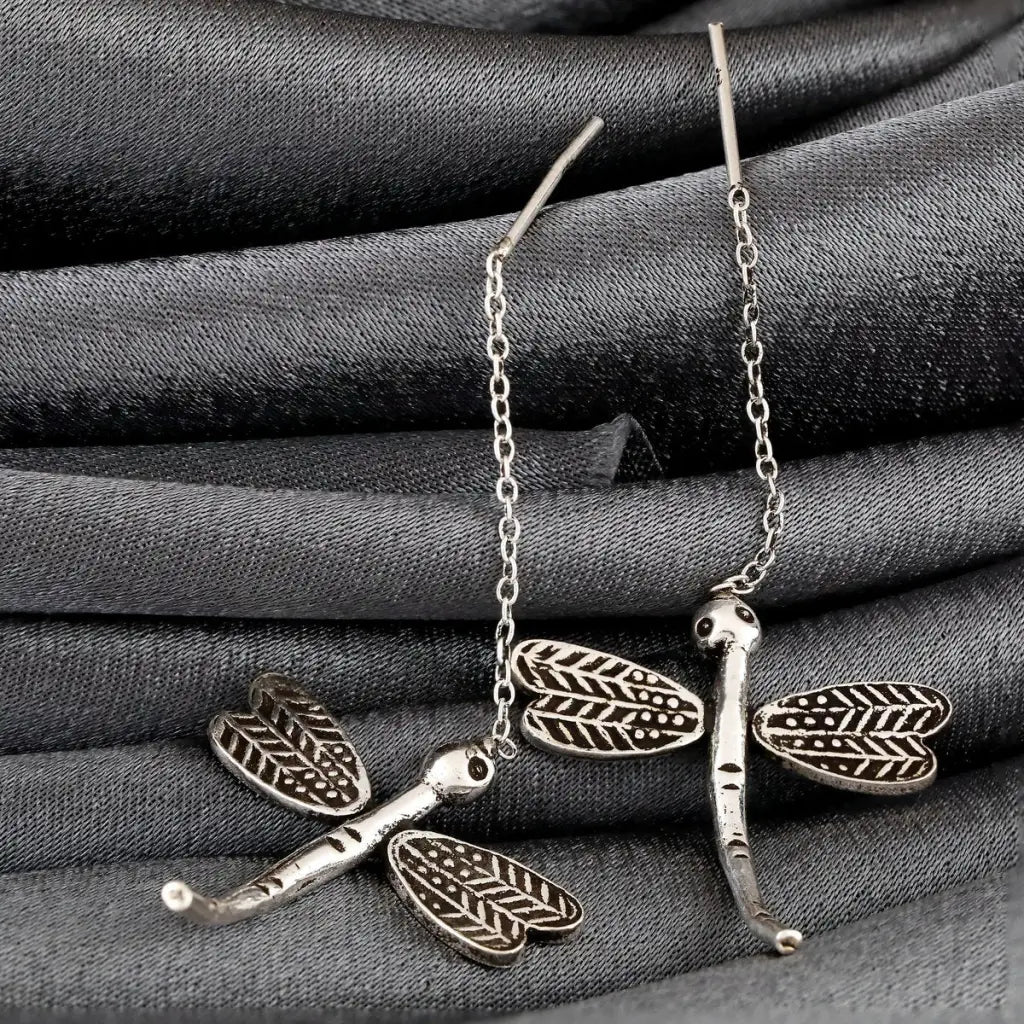 Madamlili elegante libelle oorbellen gemaakt van 925