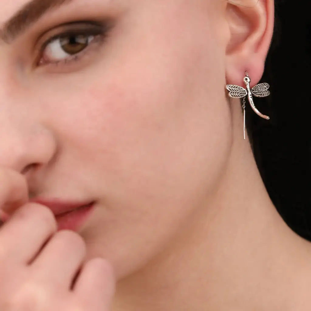 Madamlili elegante libelle oorbellen gemaakt van 925