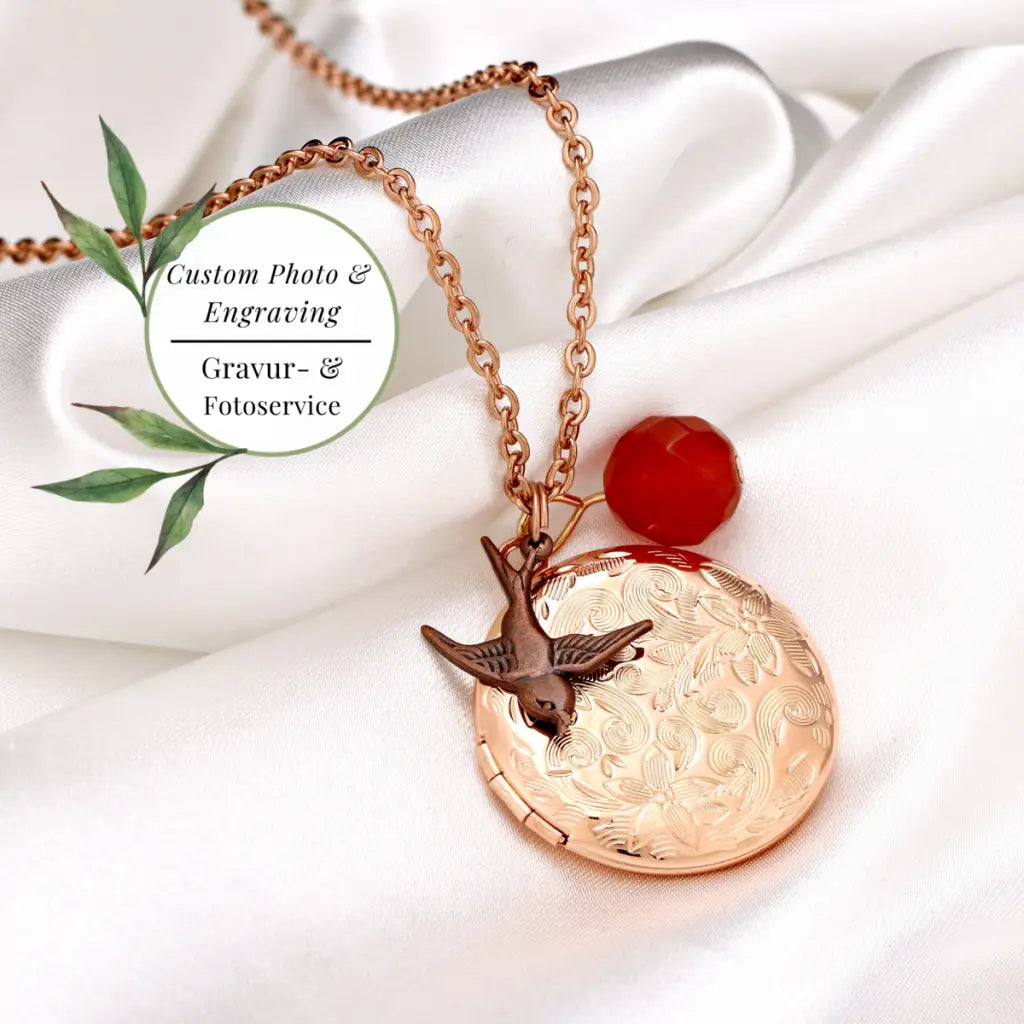 Madamlili flight into happiness fotomedaillonketting.