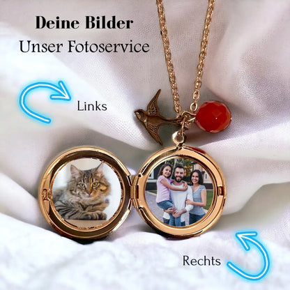 Madamlili flight into happiness fotomedaillonketting.