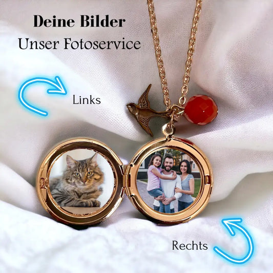 Madamlili flight into happiness fotomedaillonketting.