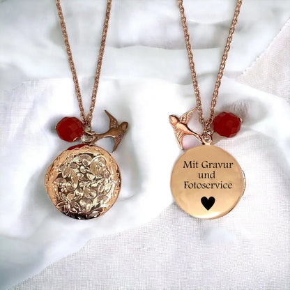 Madamlili flight into happiness fotomedaillonketting.