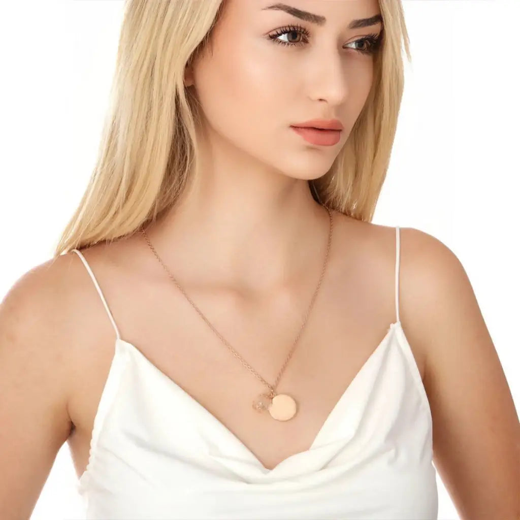 Madamlili fotomedaillonketting met uw foto en gravure