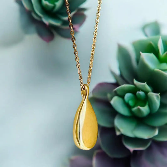 Madamlili gouden herdenking - vergulde roestvrijstalen