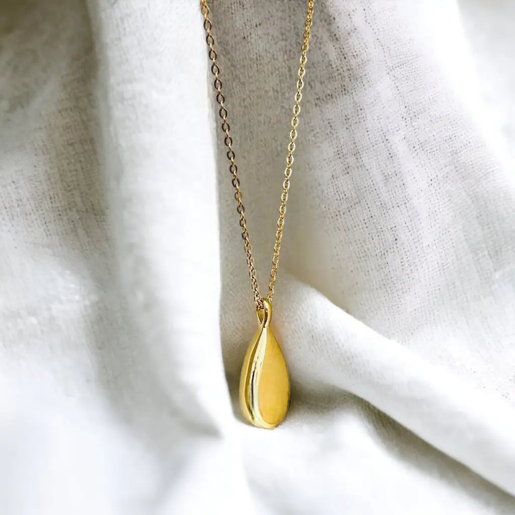 Madamlili gouden herdenking - vergulde roestvrijstalen