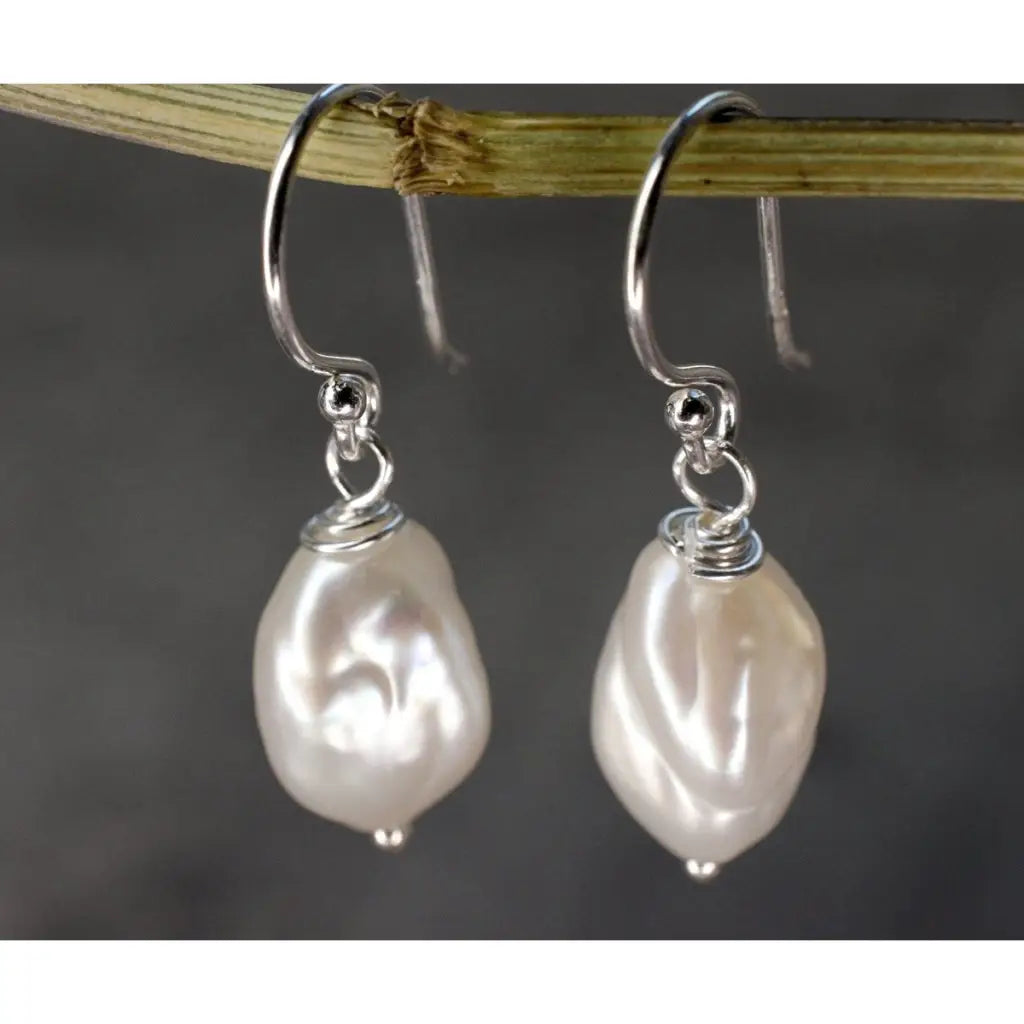 Madamlili handgemaakte barok oorbellen met zoetwaterparels