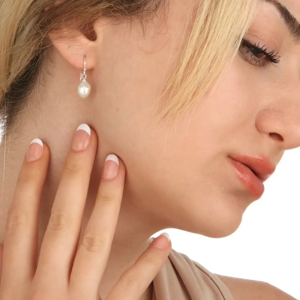 Madamlili handgemaakte barok oorbellen met zoetwaterparels