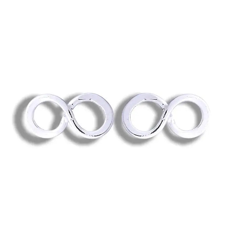 Madamlili infinity mini-oorknopjes - 925 sterling zilver.