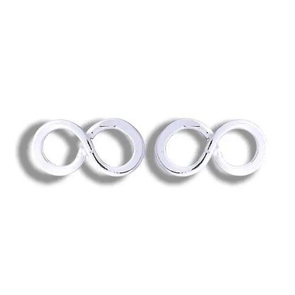 Madamlili infinity mini-oorknopjes - 925 sterling zilver.