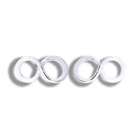 Madamlili infinity mini-oorknopjes - 925 sterling zilver.