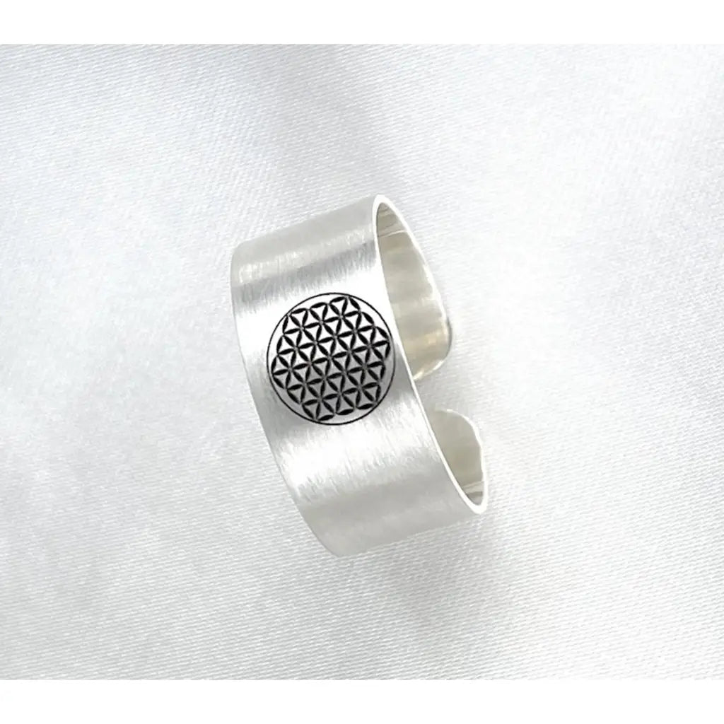 Madamlili levensbloemring - 925 sterling zilver. - sieraden