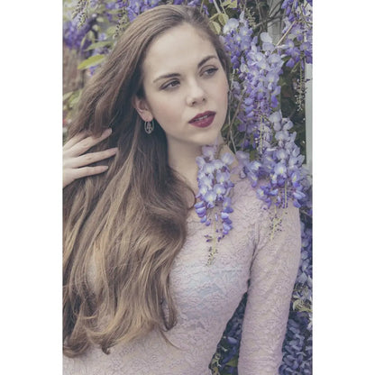 Madamlili levensboom spiraalvormige oorbellen - 925