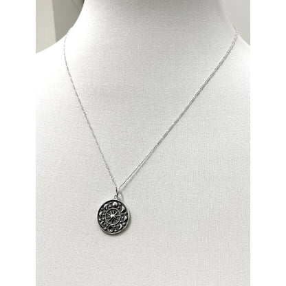 Madamlili maanfase- en sterhanger 925 sterling zilveren