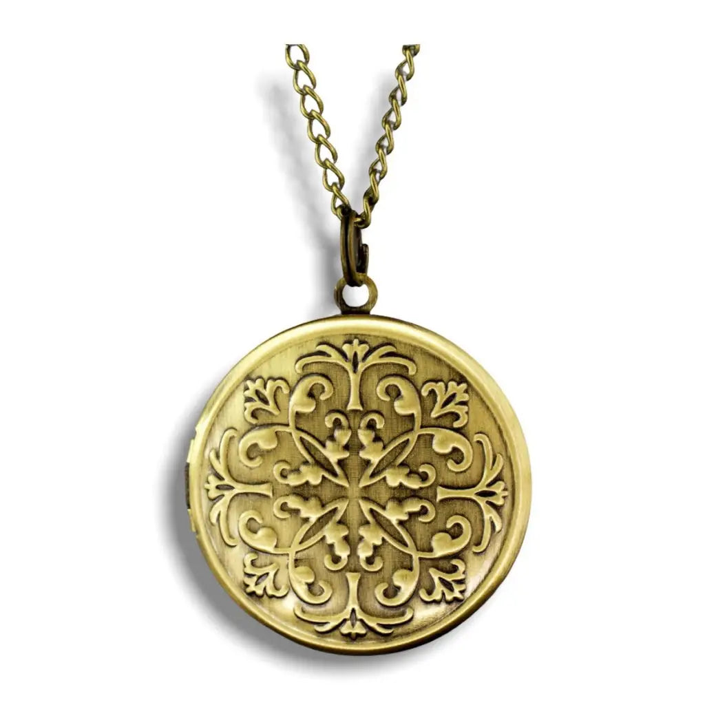 Madamlili marrakesh bronzen fotomedaillonketting