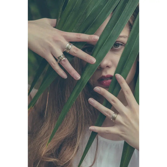 Madamlili meditatiering draairing - 925 sterling zilveren