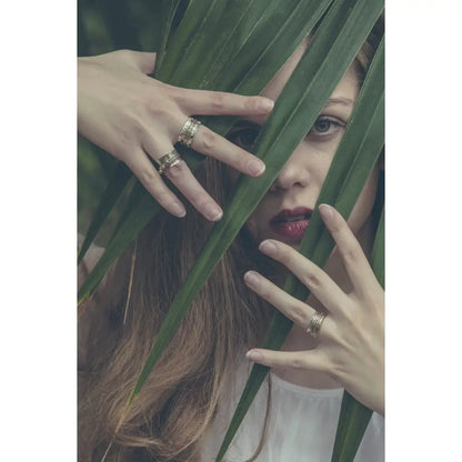 Madamlili meditatiering roterende ring - 925 sterling