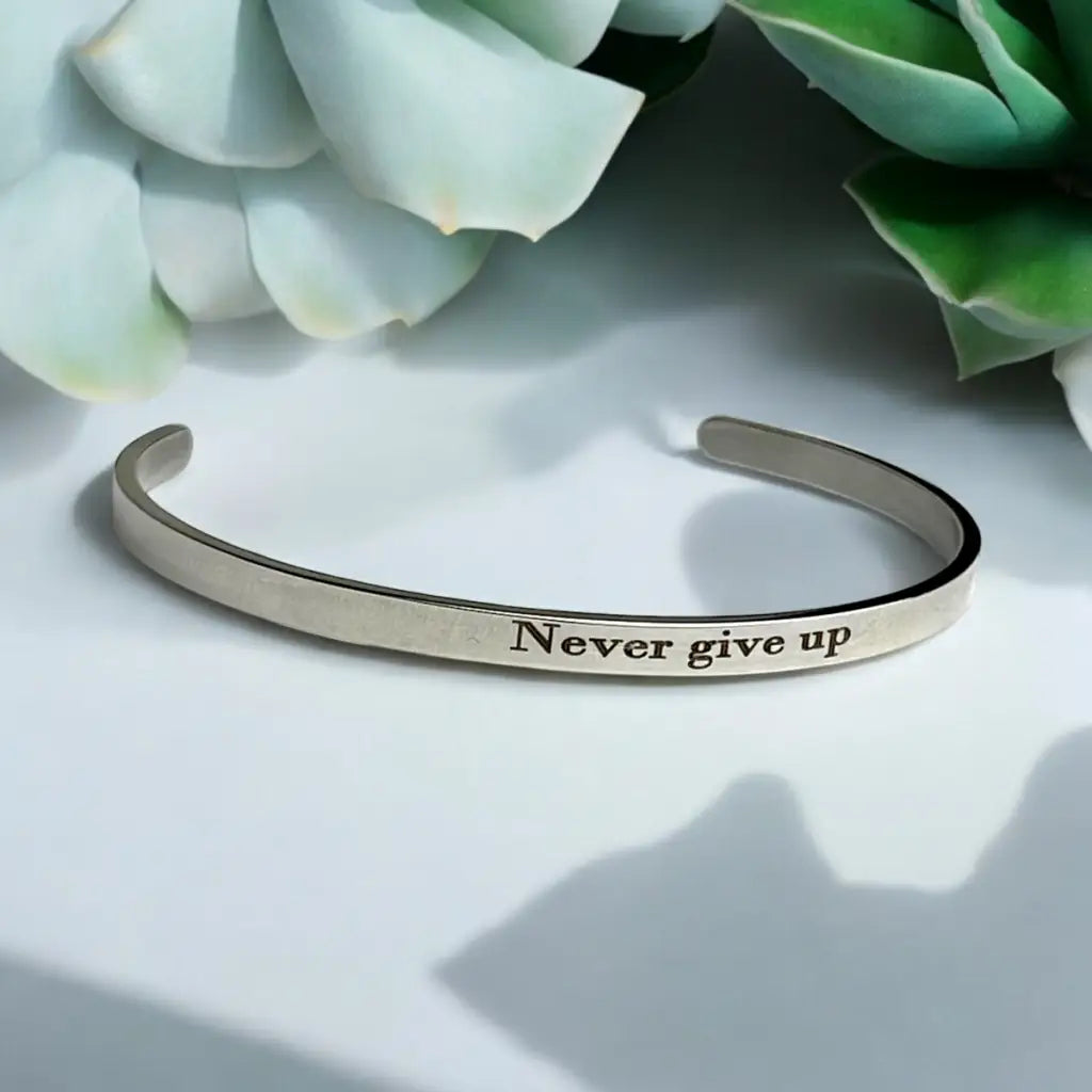 Madamlili minimalistische roestvrijstalen armband in zilver