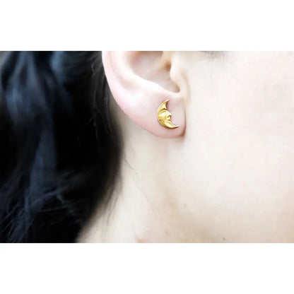 Madamlili originele jaren 70 moon oorbellen. - sieraden