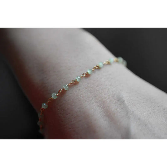 Madamlili peridot edelstein armband goud. - sieraden