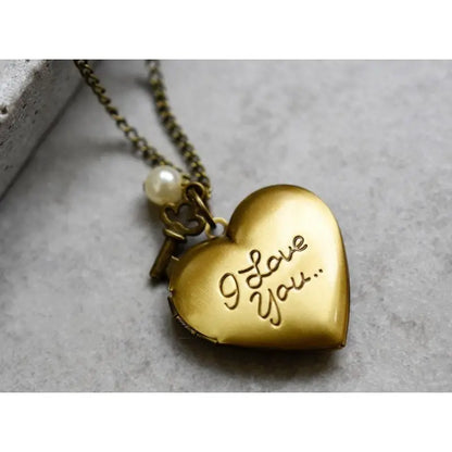 Madamlili personaliseerbare hartfoto medaillon