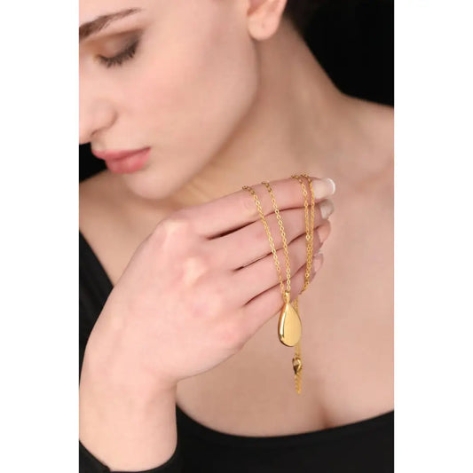 Madamlili roestvrij stalen urnflesketting