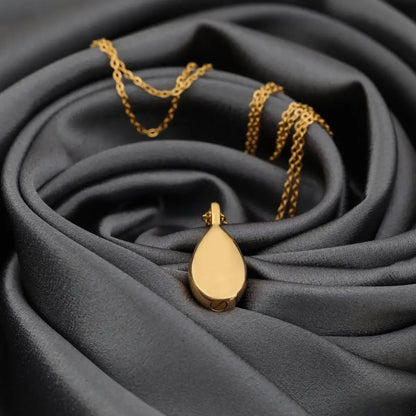 Madamlili roestvrij stalen urnflesketting