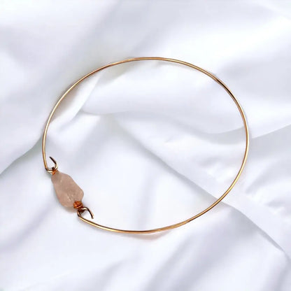 Madamlili rozenkwarts armband - rose goud verguld.