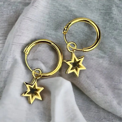 Madamlili steroorbellen oorringen - 925 sterling verguld.