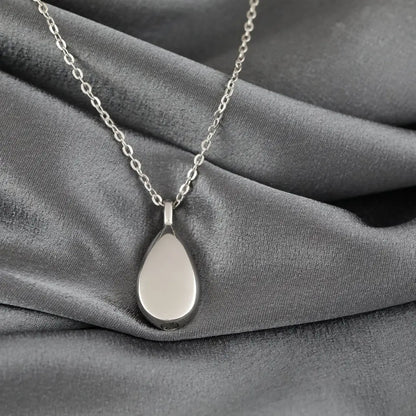Madamlili urn as crematie dierenas zilveren rvs ketting