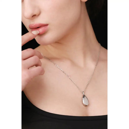 Madamlili urn as crematie dierenas zilveren rvs ketting