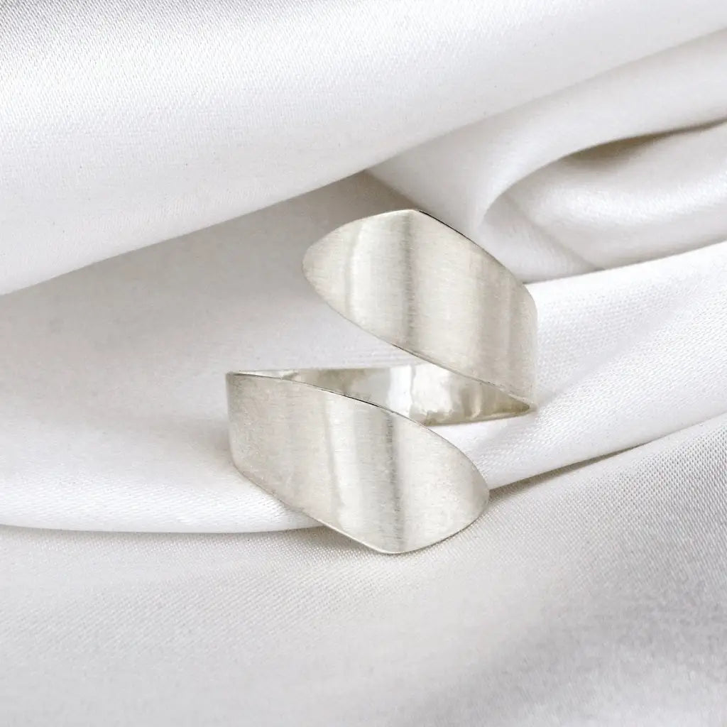 Madamlili wikkelring spiraalring - 925 sterling zilver