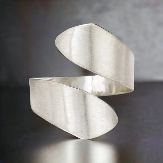 Madamlili wikkelring spiraalring - 925 sterling zilver