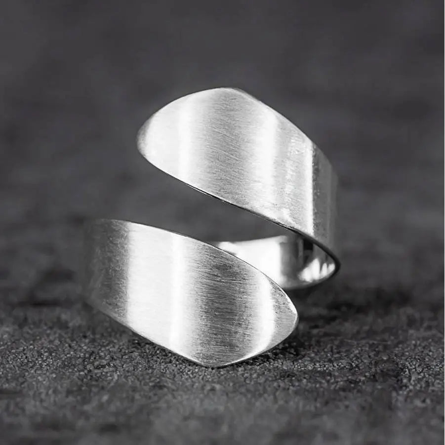 Madamlili wikkelring spiraalring - 925 sterling zilver