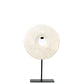 The marble disc on stand - wit - m