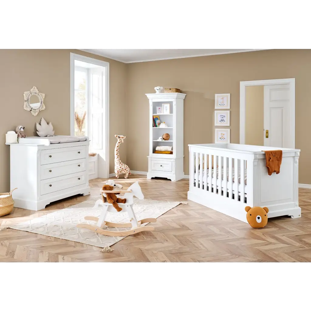 Startset ’emilia’ breed 2 delen: ledikant brede commode