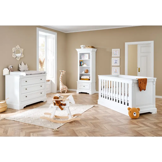 Startset ’emilia’ breed 2 delen: ledikant brede commode