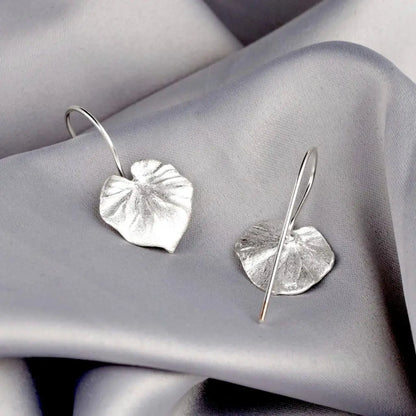 Oorbellen met tropische planten - 925 sterling zilveren