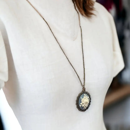 Madamlili stijlvol erfgoed: bronzen ketting met xl vintage