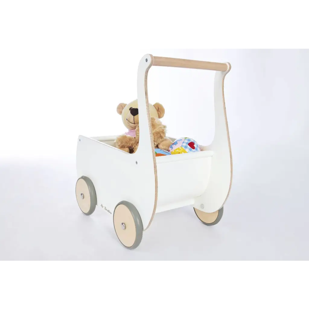 Poppenwagen ’mette’ wit