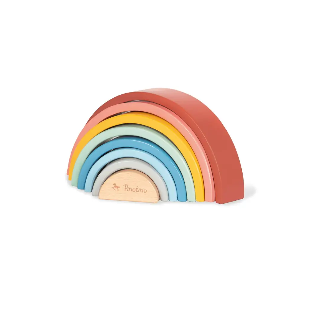 Houten regenboog ’ruby’