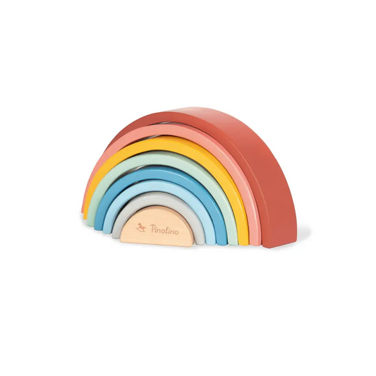 Houten regenboog ’ruby’