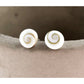 Shiva eyes mini stud oorbellen - 925 sterling zilver
