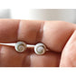 Shiva eyes mini stud oorbellen - 925 sterling zilver