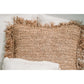 The raffia kussenhoes vierkant - naturel - l