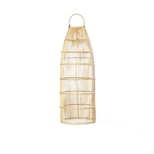 The Rattan Fish Trap Hanger - Naturel - M