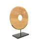 The Teak Disc on Stand - Naturel - M